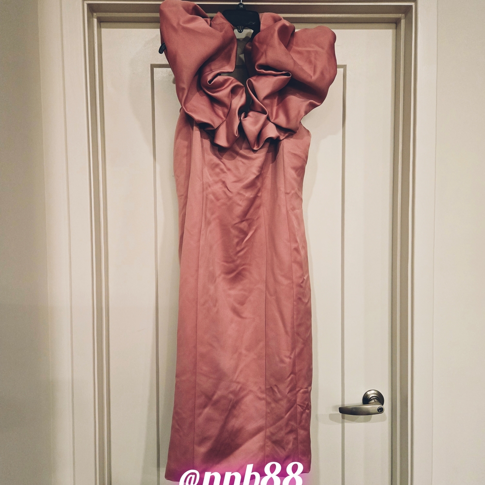 Fashion Nova Strapless Pink Dress